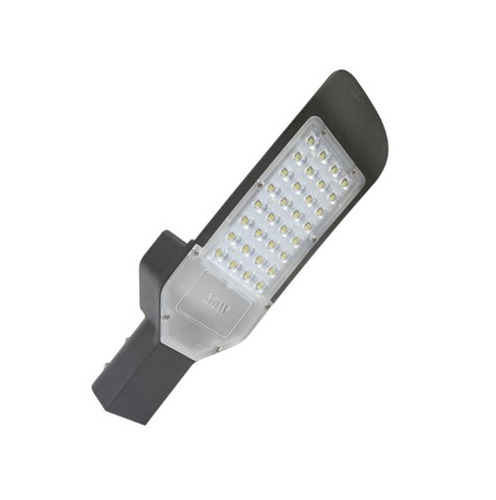 Street Lights - Metal Rectangular, Gray & White, LED Cool White 220V, High Brightness Output, Corrosion & Shock Resistant