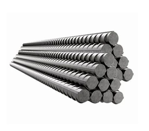 Tmt Bars - Mild Steel, Standard Size, Gray | Hot Rolled Round Bar, Grade A, High Tensile Strength