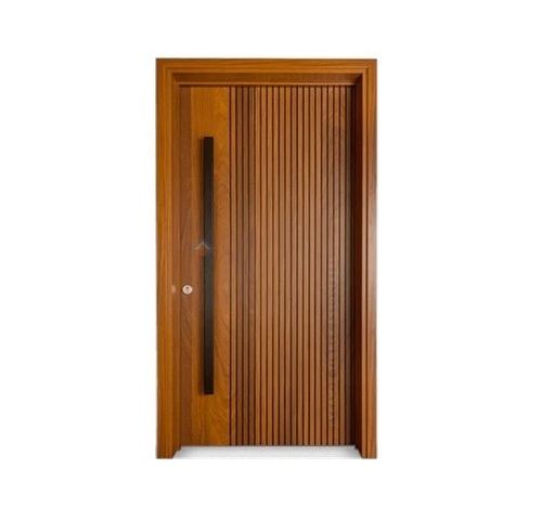 Wooden Laminated Doors - Solid Wood, Standard Size, Brown, Water and Termite Resistant, Easy Installation