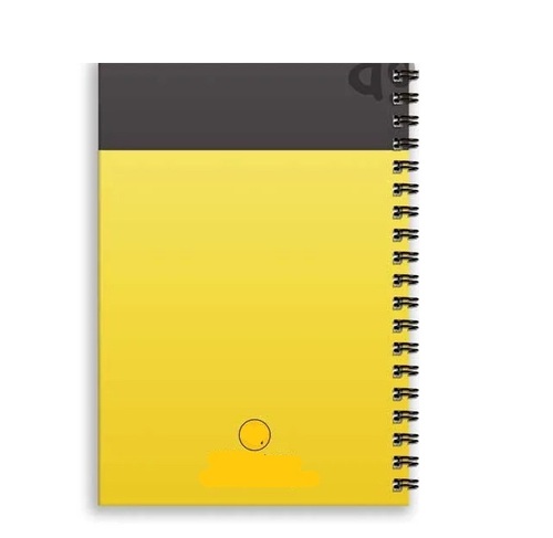 Business Diary - Paper Material Standard Size Yellow Color | Soft Clean Pages Eco-Friendly Lightweight Plain Cover
