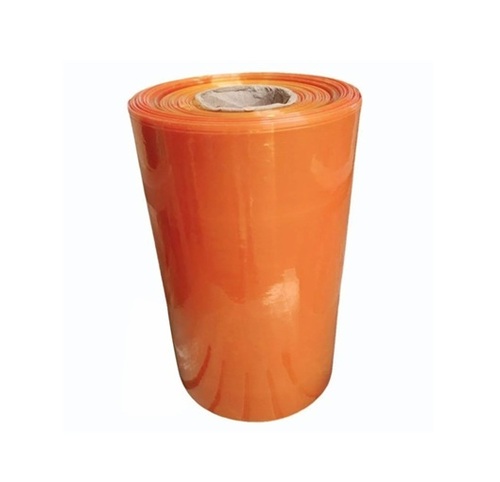 Pvc Packaging Film - Pvc Standard Size Orange Transparent Cold Proof Moisture Proof Water Proof Soft Finish Customized Sizes