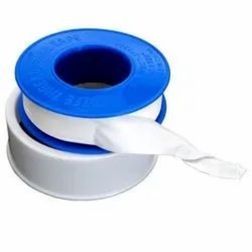 White Ptfe Expanded Tape - PTFE, 12mm x 10m, White, 0.2mm Thickness, -190Â°C to 450Â°C Temperature Range, 0.50g/cmÂ³ Density, 1 Year Shelf Life