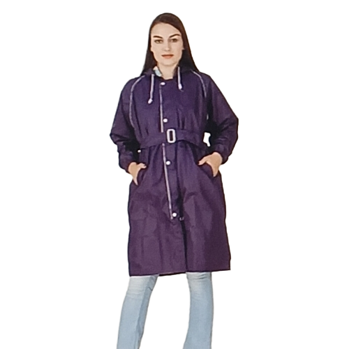 Womens Raincoat - Pu Polyester Fabric, Free Size | Multicolor, Plain Pattern, Customized Size, Summer Winter