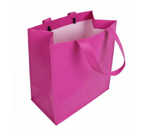 Non Woven Carry Bags - Non-woven Polypropylene, Red, With Handle | Lightweight, Durable, Eco Friendly, Shopping Use