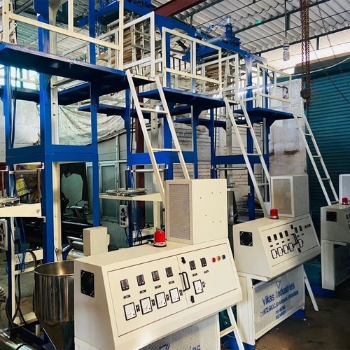 Plastic Bag Machine - Steel, Multicolor, 2000 Bags/Hour | Fully Automatic, Electric Drive, V Shape Bottom