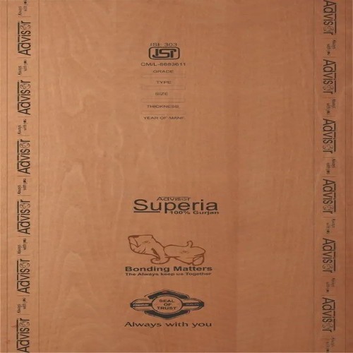 Timber Plywood - Pine 12mm Matte, 4 Ply Boards | Poplar Core, Teak Face, Indoor Use