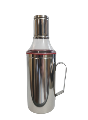 1000Ml Silver Stainless Steel Oil Dispenser For Home - Capacity: 1000 Milliliter (Ml)
