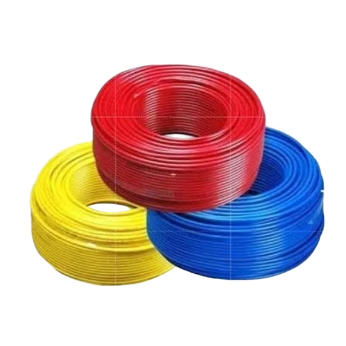 Pvc Electrical Wire - Copper Flexible Single Core, 90m Multicolor | Flame Retardant, Anti-Termite