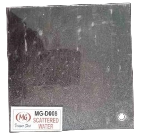 7Mm Scattered Water Plastic Sheet - Color: Clear