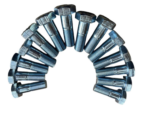 Rotavator Blade Bolt - Color: Silver