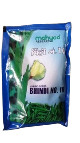 Bhindi No 10 Hybrid Seed - Truthful Seed, Kharif & Rabbi & Summer Sowing | Grade A, Purity 100%