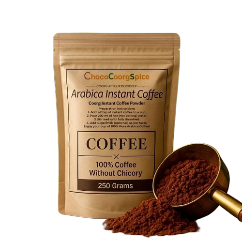 Coffee Powder - Selected Coffee Beans, Finely Ground | Strong Flavor, Hygienically Packed, Quick Brew