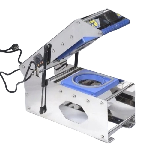 Food Packing Machine - Stainless Steel, Silver, Electric Drive | Heat Seal, Durable, Heavy Duty, High Efficiency