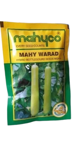 Mahy Warad Bottle Gourd Hybrid Seeds Mgh 4 - Shiny Green, 40-50 cm | Grade A, 100% Purity, Vegetable Seeds