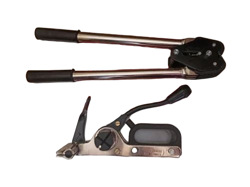Manual Packaging Strapping Tools - Mild Steel, 20 Inches, Black and Silver | Portable, Manual Operation, 2 Kg
