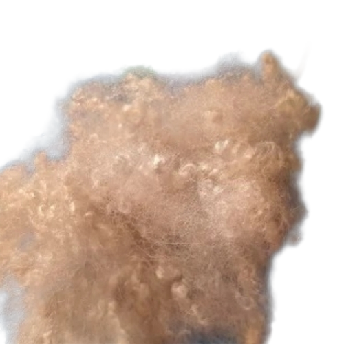 National Fibers Brand Hollow Fiber - Hollow Conjugated Polyester Fiber, Brown/Beige | High Loft, Lightweight, Soft Texture