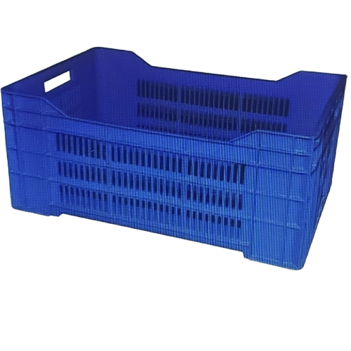 Pvc Bottle Crates - Plastic Standard Size Custom Color | Stackable Moisture and Chemical Resistant Mesh Style Lightweight