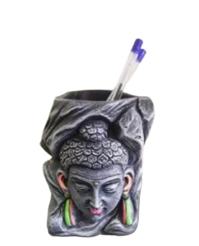 Terracotta Clay Decorative Pen Stand - Color: Comes In Various Colors