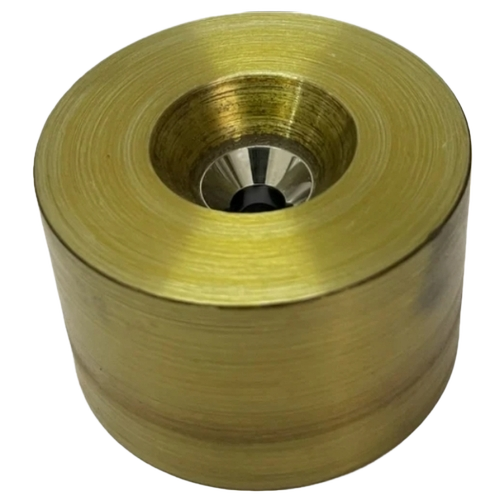Industrial Wire Drawing Dies - Metal, Gold/Brass Color, Precision Polished Bore | Dimensional Accuracy, Heat and Abrasion Resistance, Reduced Friction
