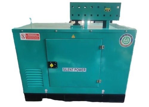 40 Kva Diesel Generators - Metal, Green, Single Phase, 220-440V, 50/60 Hz | Industrial, Silent Enclosure, Warranty