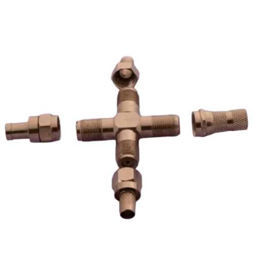 Brass Bnc Connector - Color: Golden