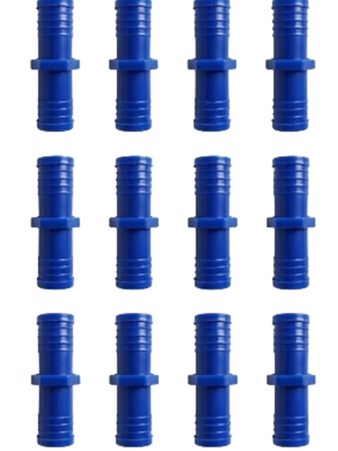 Plastic Pipe Connectors - Color: Blue
