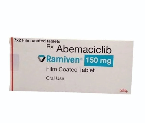 Ramiven Abemaciclib 150 Mg Tablets - 150mg, 14 Tablets Box | Oncology Treatment, Store Below 30°C