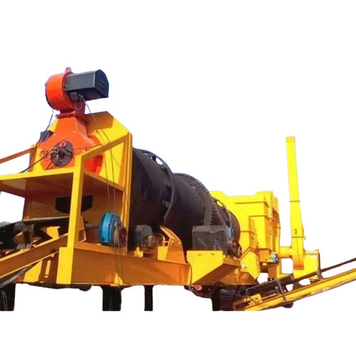 Mini Hot Mix Plant - Metal Yellow Electric Drive 220-440V | Compact Portable Fuel Efficient Durable Precise Control