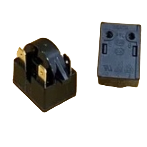 Refrigerator Relay - Plastic, Black, 230-440V | Durable, Electrical Switching, Thermal Protection, Overload Protection