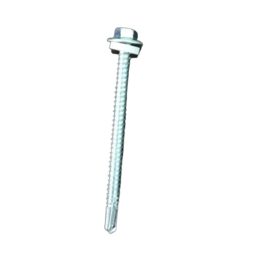 Zinc-Plated Carbon Steel Hex Head Self-Drilling Screw