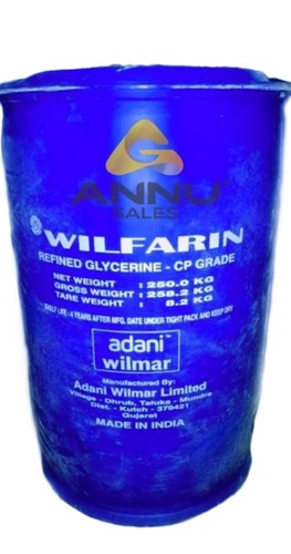 Refined Glycerine Cp Grade - Density 1.26 g/cm3, Boiling Point 290Â°C, Liquid | Industrial Grade, Powder Form, 4 Years Shelf Life, Room Temperature Storage
