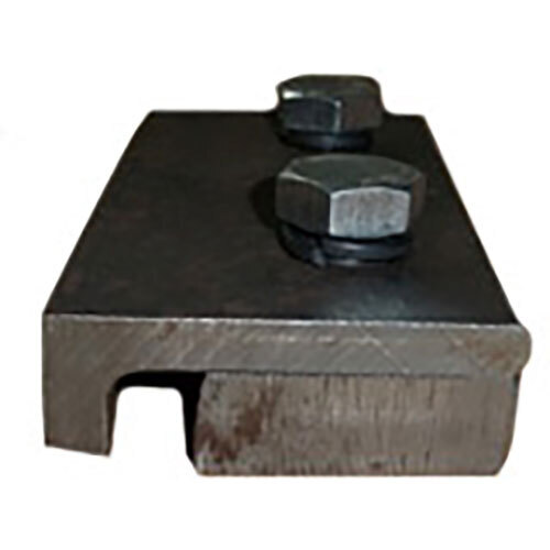 Angle Type Rail Clamp - Metal Gray | Durable Good Condition New Railway Component