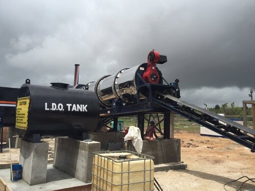 Durable Hot Mix Plant - Steel, Black | Long Lasting, Industrial Use, 3 Years Warranty