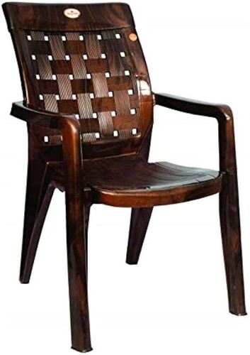 Plastic Chairs - Plastic, Standard Size, Brown | Durable, Easy To Clean, Eco-Friendly, Long Lasting