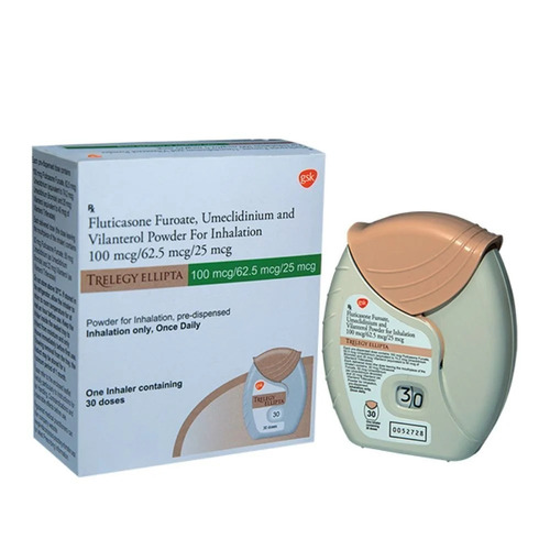 Trelegy Ellipta 100Mcg/62.5Mcg/25Mcg Inhaler - Application: Body