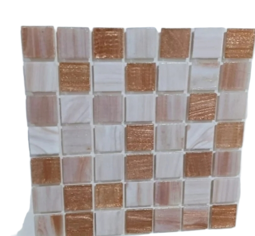 10mm Ceramic Glass Mosaic Floor Tiles - Size: 2*2 Feet