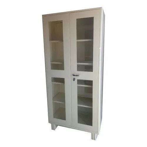 Mild Steel Office Almirah - Mild Steel Standard Size White | Durable Easy To Clean Eco-Friendly Finish