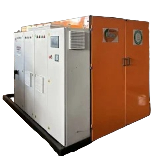 Automatic Electric Industrial Steam Boiler - Steel Standard Size Orange & Gray | Durable Long Lasting New Condition