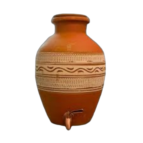 Brown Eco Friendly Clay Water Pot