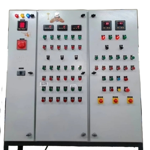 Control Panel System - Metal Base White Powder Coated 220-440V | Industrial Use 1 Year Warranty Customizable