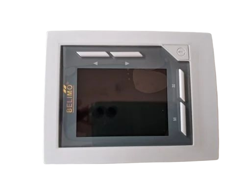 Digital Room Thermostat - Standard Size, White, Large Lcd Orange Backlight | Universal Voltage, Last Status Memory, Multi-speed Fan Control