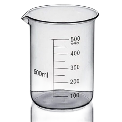 Glass Beaker - Glass, Standard Size, Transparent | Eco Friendly, Laboratory Use