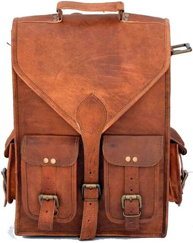 Handmade Leather Backpack Bag