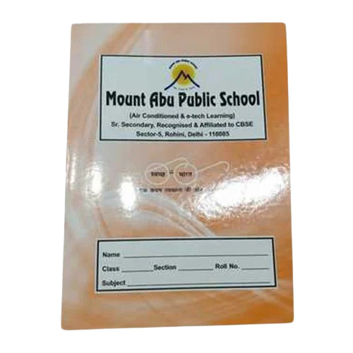 Perfect Bound School Notebook - Feature: Bright Pages