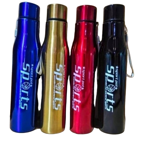 Printed Promotion Bottle - Box Packaging, Multicolor | Eco Friendly, Leak Proof, Water Resistant, Round Shape