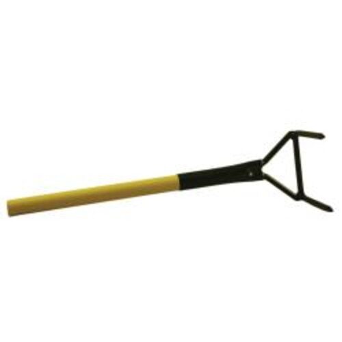 Steel Flame Fire Fighter Hook Equipment - Metal, Yellow & Black | Durable, Long Lasting, Industrial Use