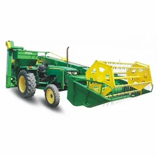Tractor Mounded Combine Harvester - Steel Material, Standard Rotor Speed | Agriculture Use, 1 Year Warranty