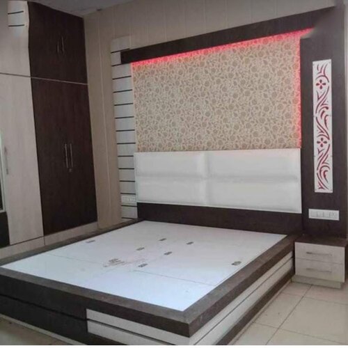 Wooden Designer Double Bed