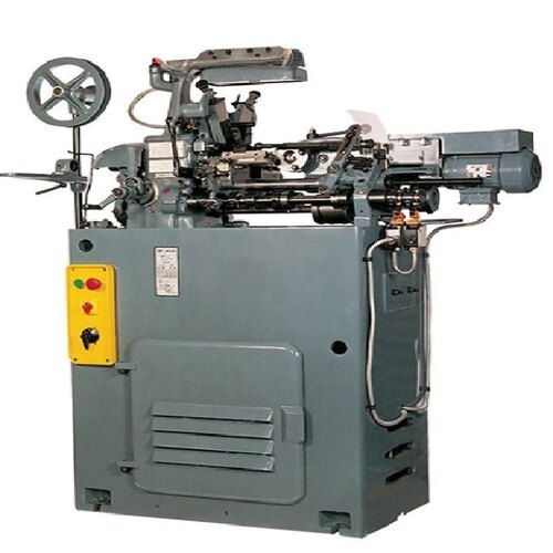 Automatic Lathe Machine - Steel, Gray | Automatic, High Efficiency, Lower Energy Consumption, Simple Control, 3 Years Warranty