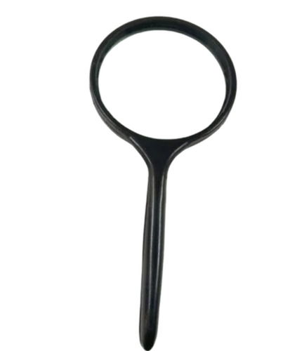 Plastic Frame Magnifying Glass - Color: Transparent